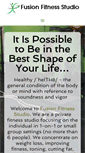 Mobile Screenshot of fusionfit.org