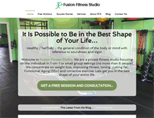 Tablet Screenshot of fusionfit.org